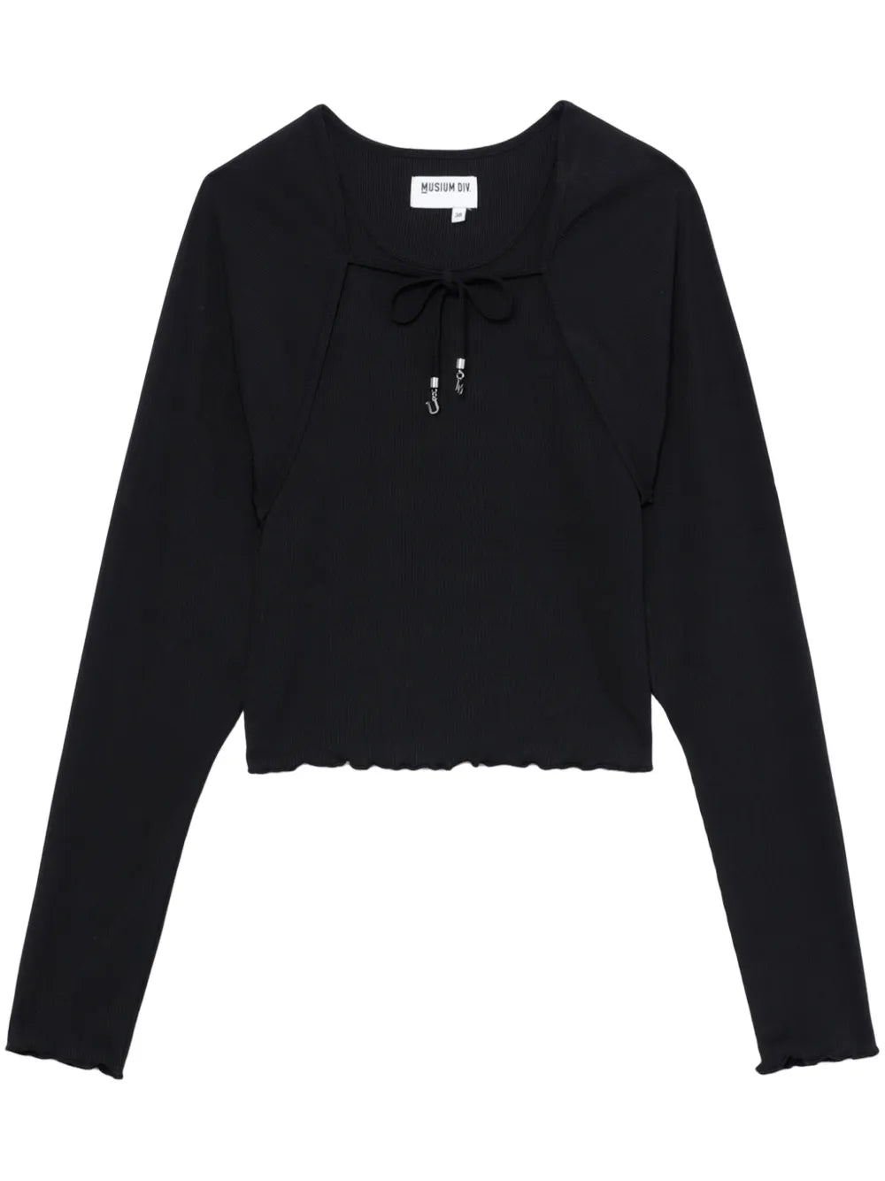 Bolero-Layered Knitted Top