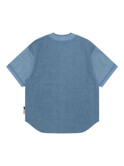 Logo-Appliqué Denim Shirt