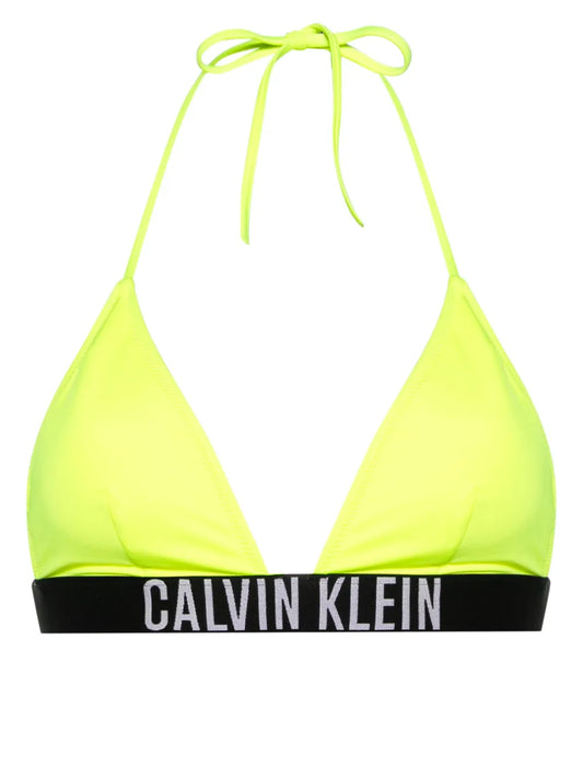 Logo-Underband Bikini Top