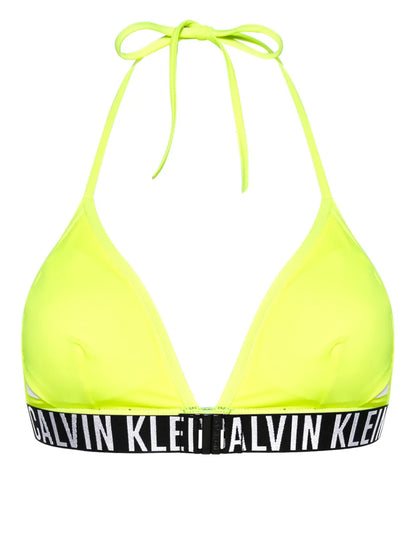 Logo-Underband Bikini Top