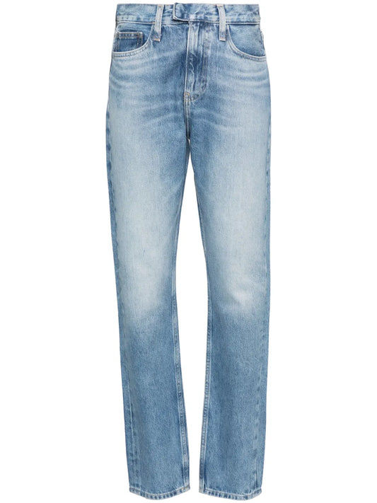 Slim-Cut Cotton Jeans