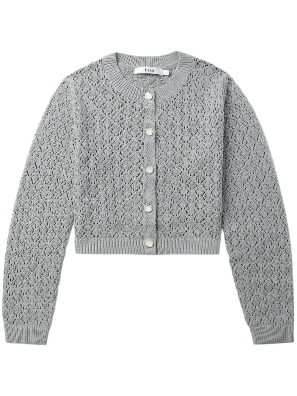 Pointelle-Knit Cardigan