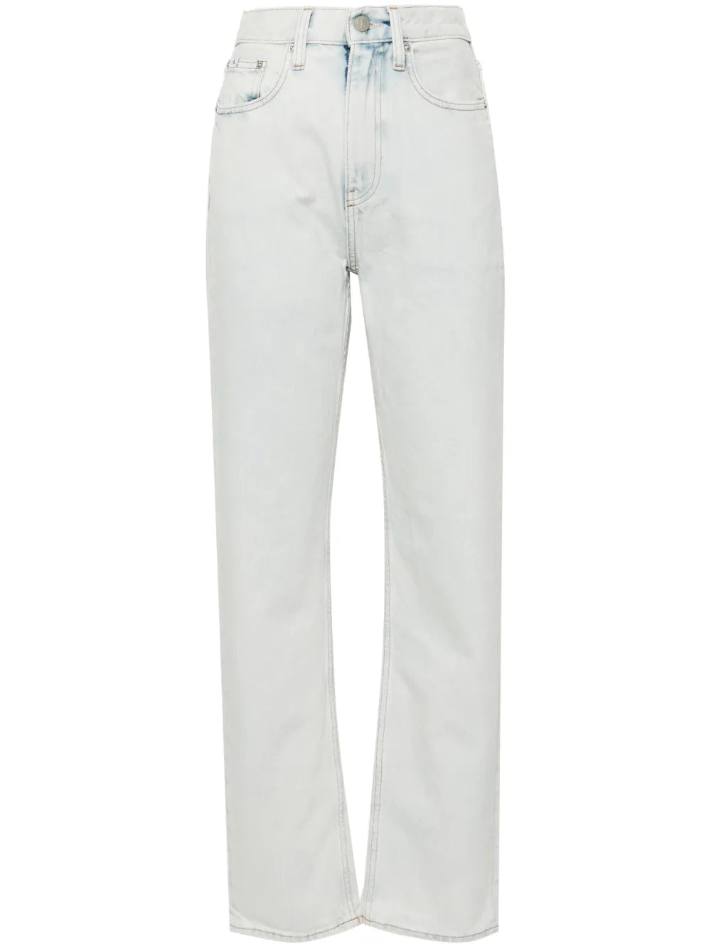 High-Rise Straight-Leg Jeans