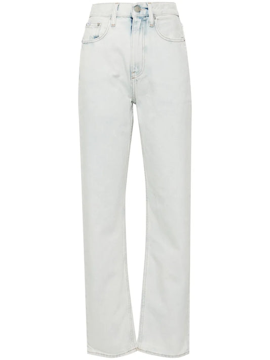 High-Rise Straight-Leg Jeans