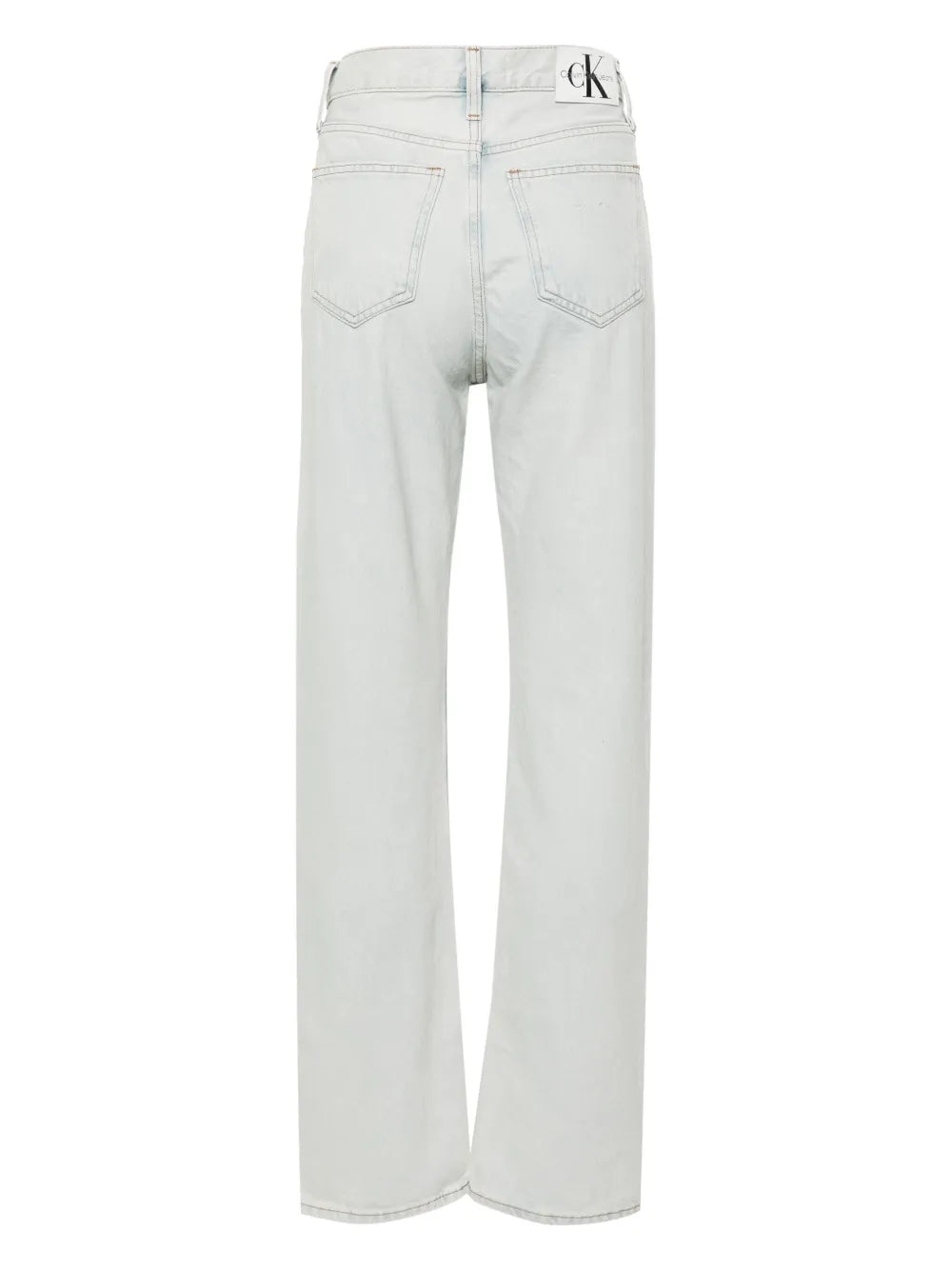High-Rise Straight-Leg Jeans