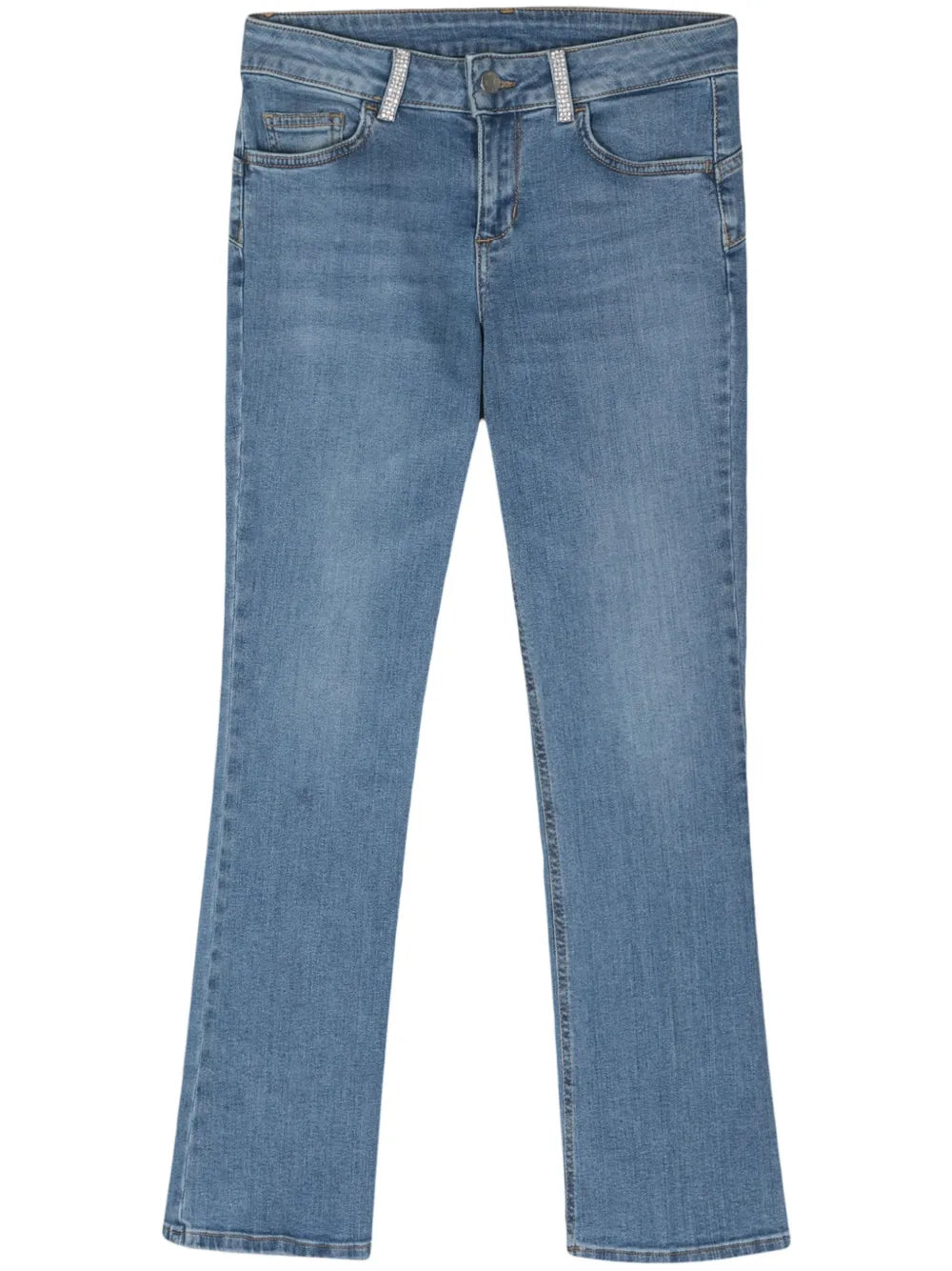 Mid-Rise Cropped Jeans