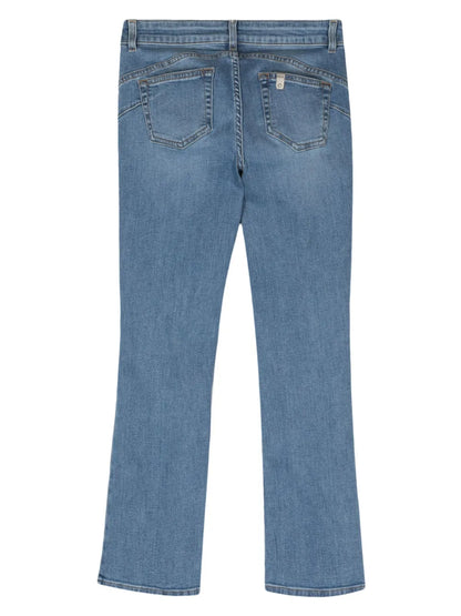 Mid-Rise Cropped Jeans