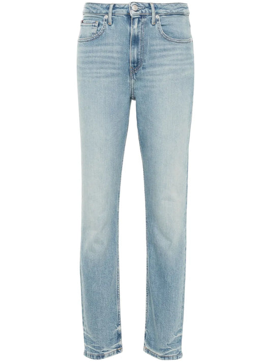High-Rise Slim Cigarette Jeans