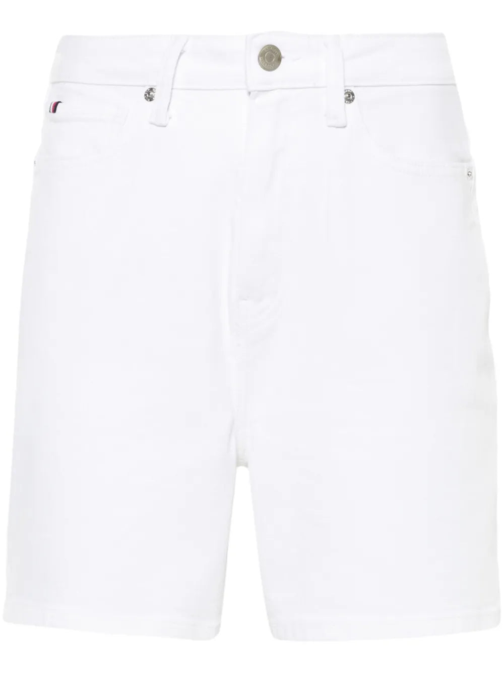 High-Rise Denim Shorts