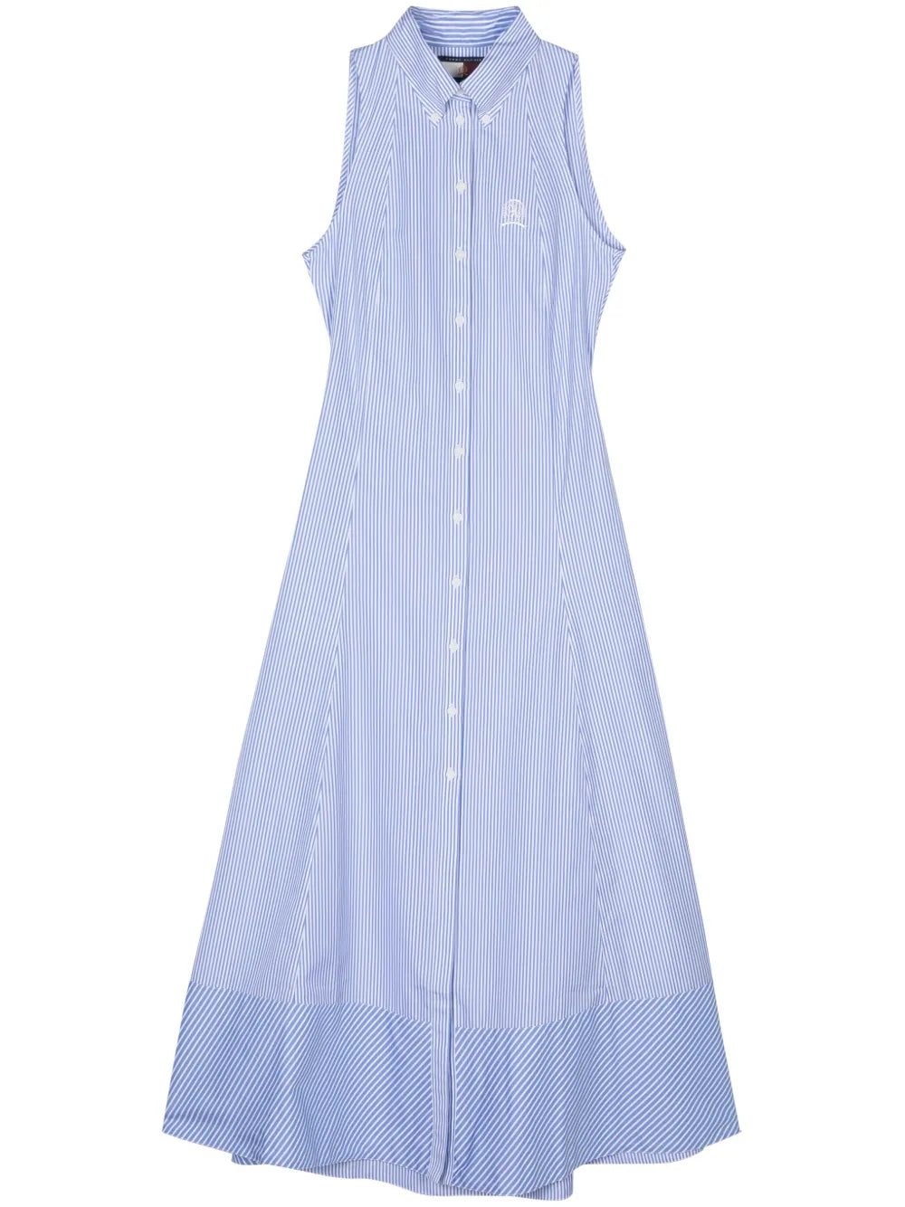 Ithaca Stripe Midi Shirt Dress