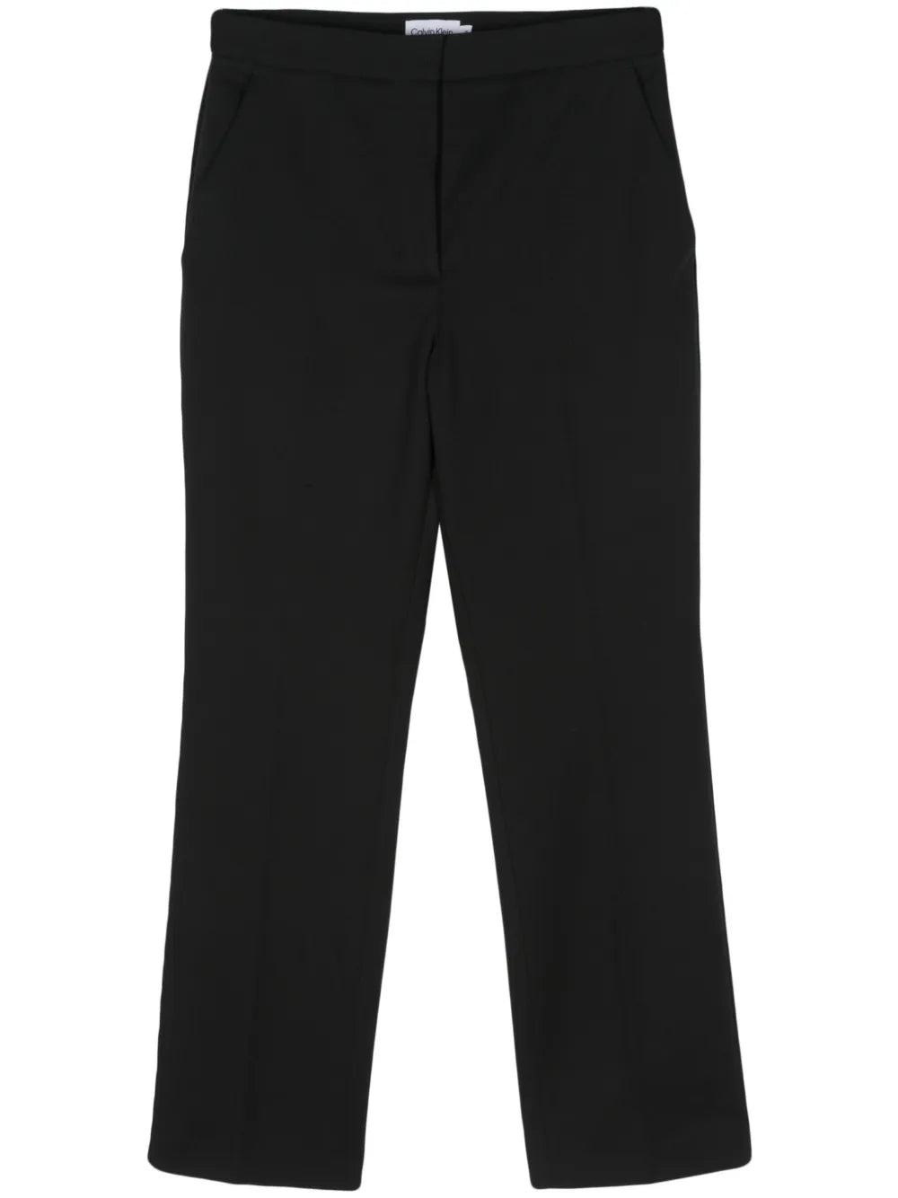 Slim-Cut Gabardine Trousers
