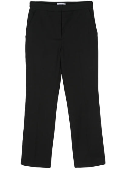 Slim-Cut Gabardine Trousers