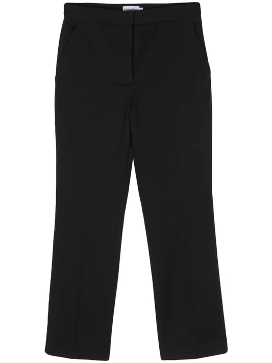 Slim-Cut Gabardine Trousers