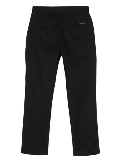 Slim-Cut Gabardine Trousers