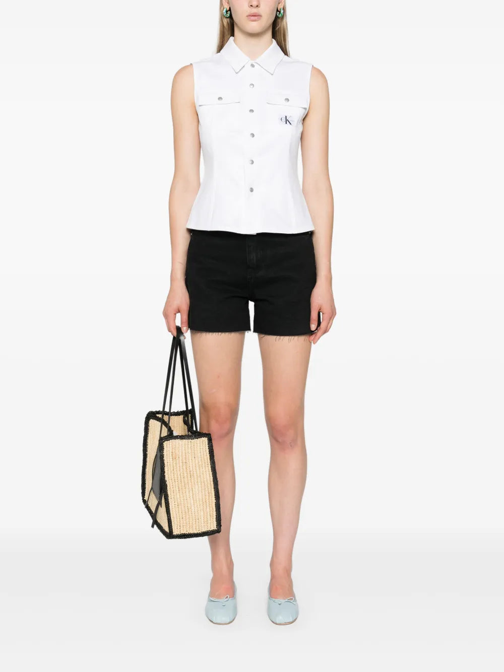 Logo-Patch Classic-Collar Vest