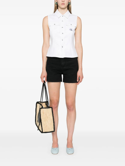 Logo-Patch Classic-Collar Vest