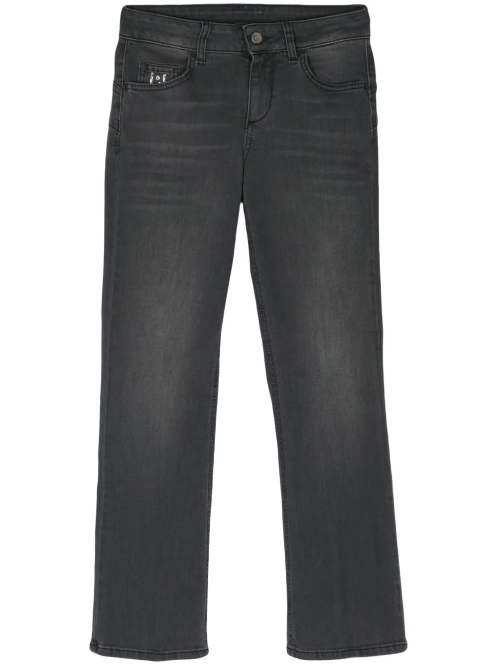 Mid-Rise Cropped Jeans