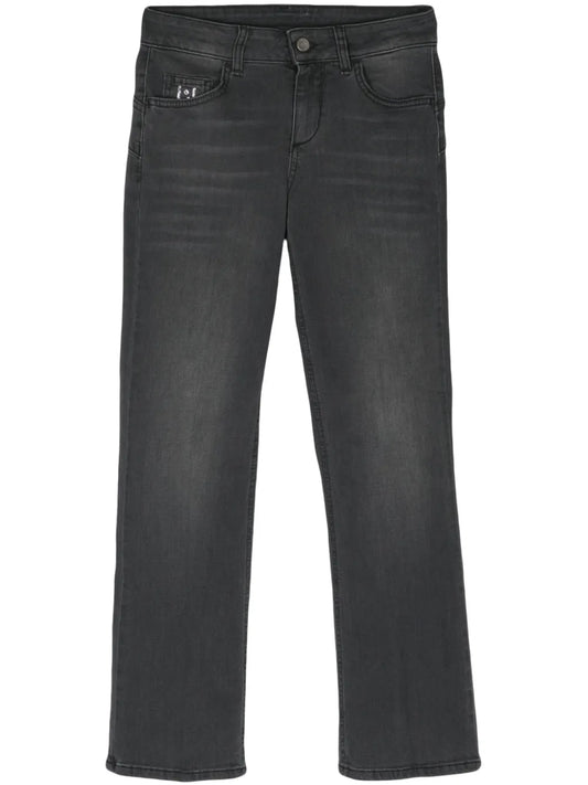 Mid-Rise Cropped Jeans