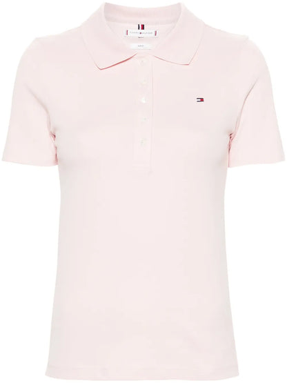 Flag-Embroidered Polo Shirt