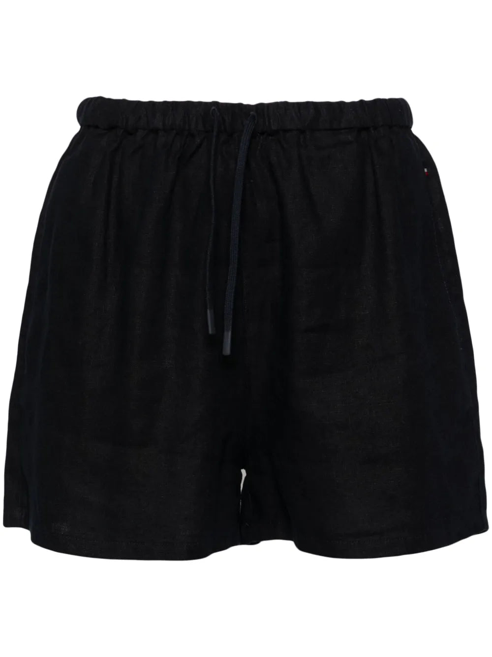 High-Waist Straight-Leg Shorts