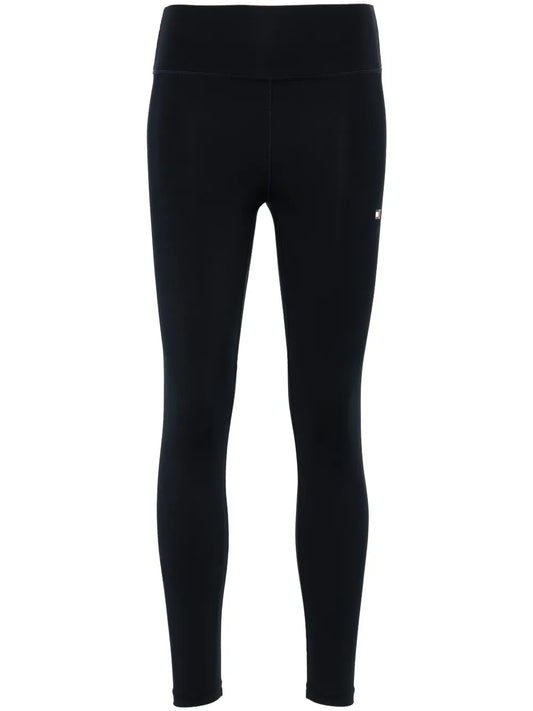 Sport Essential Rubberised-Logo Leggings