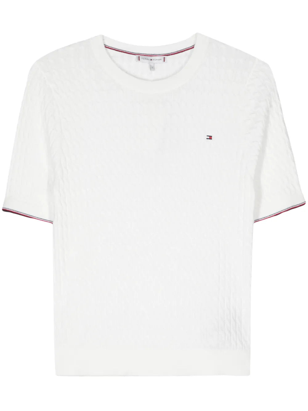 Logo-Embroidered Knitted Top