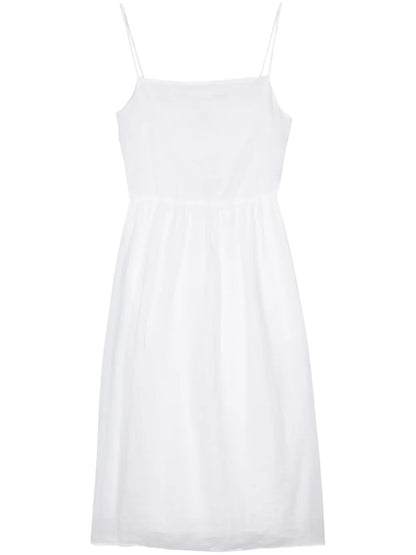 Logo-Embroidered Midi Dress