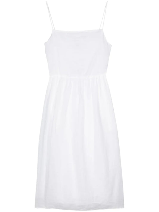 Logo-Embroidered Midi Dress