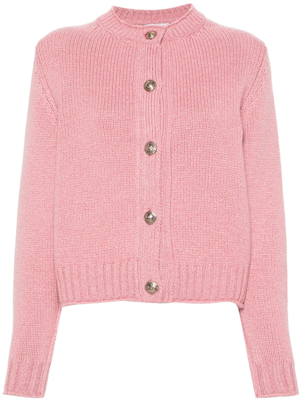 Long-Sleeve Cashmere Cardigan
