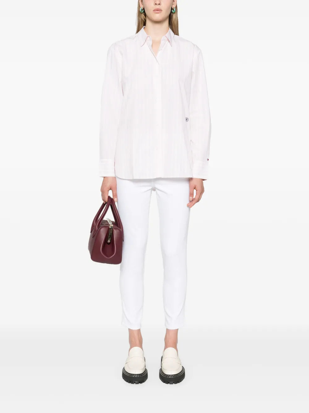 Striped Poplin Shirt