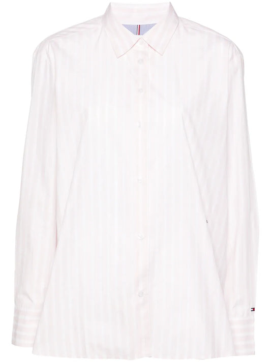 Striped Poplin Shirt