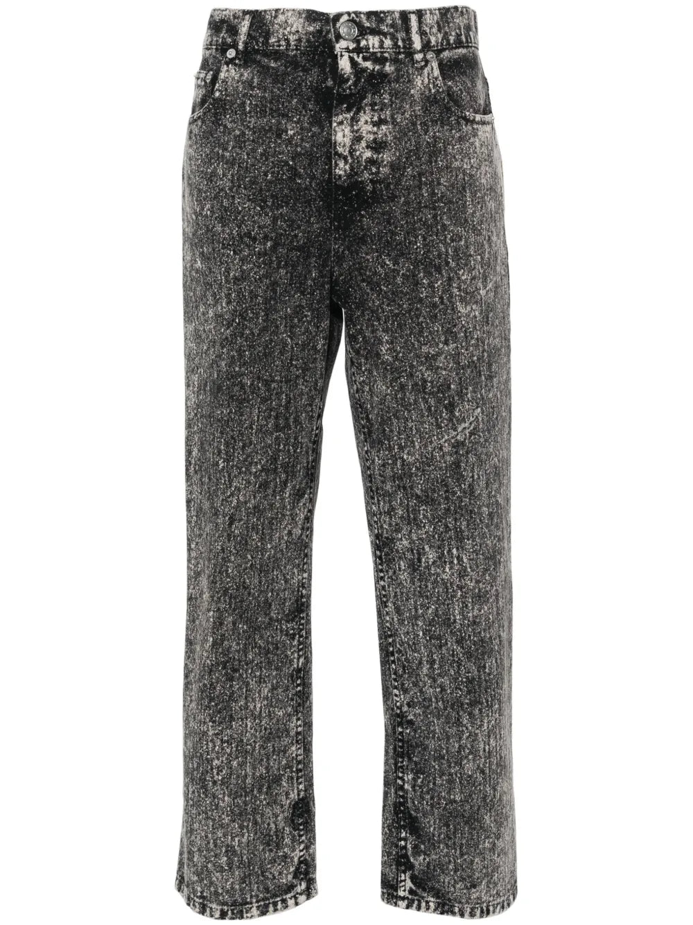 High-Rise Straight-Leg Jeans