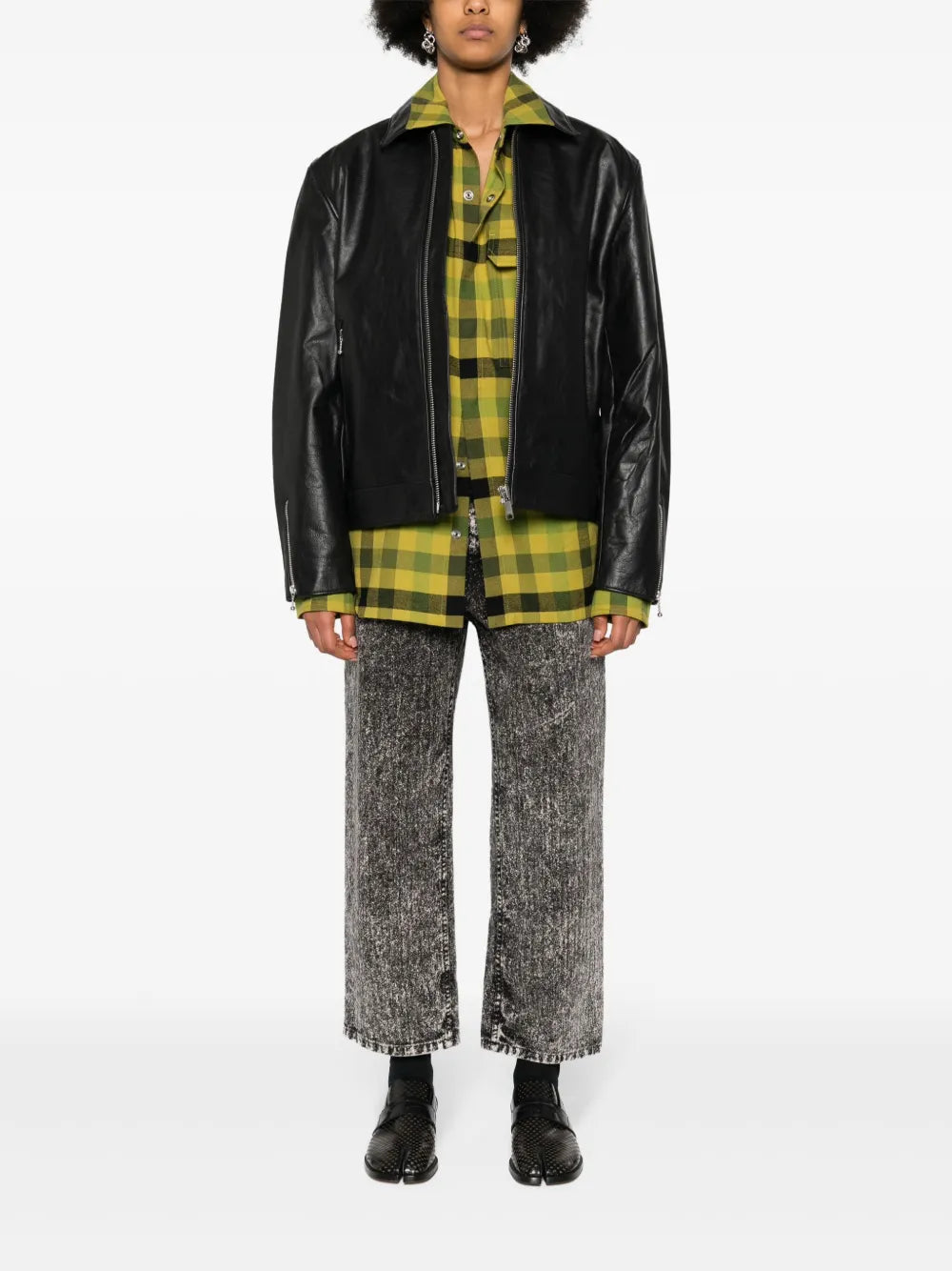 High-Rise Straight-Leg Jeans