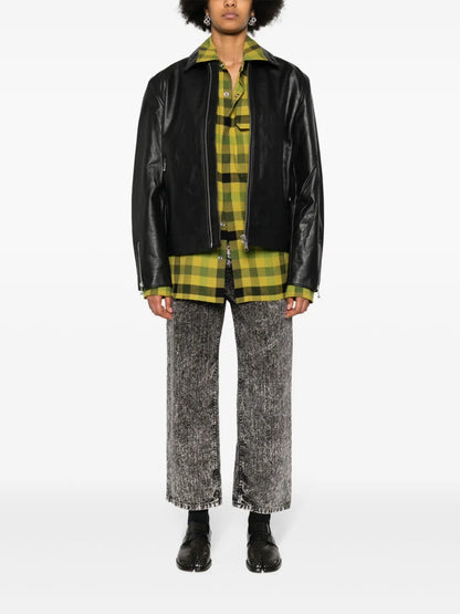 High-Rise Straight-Leg Jeans