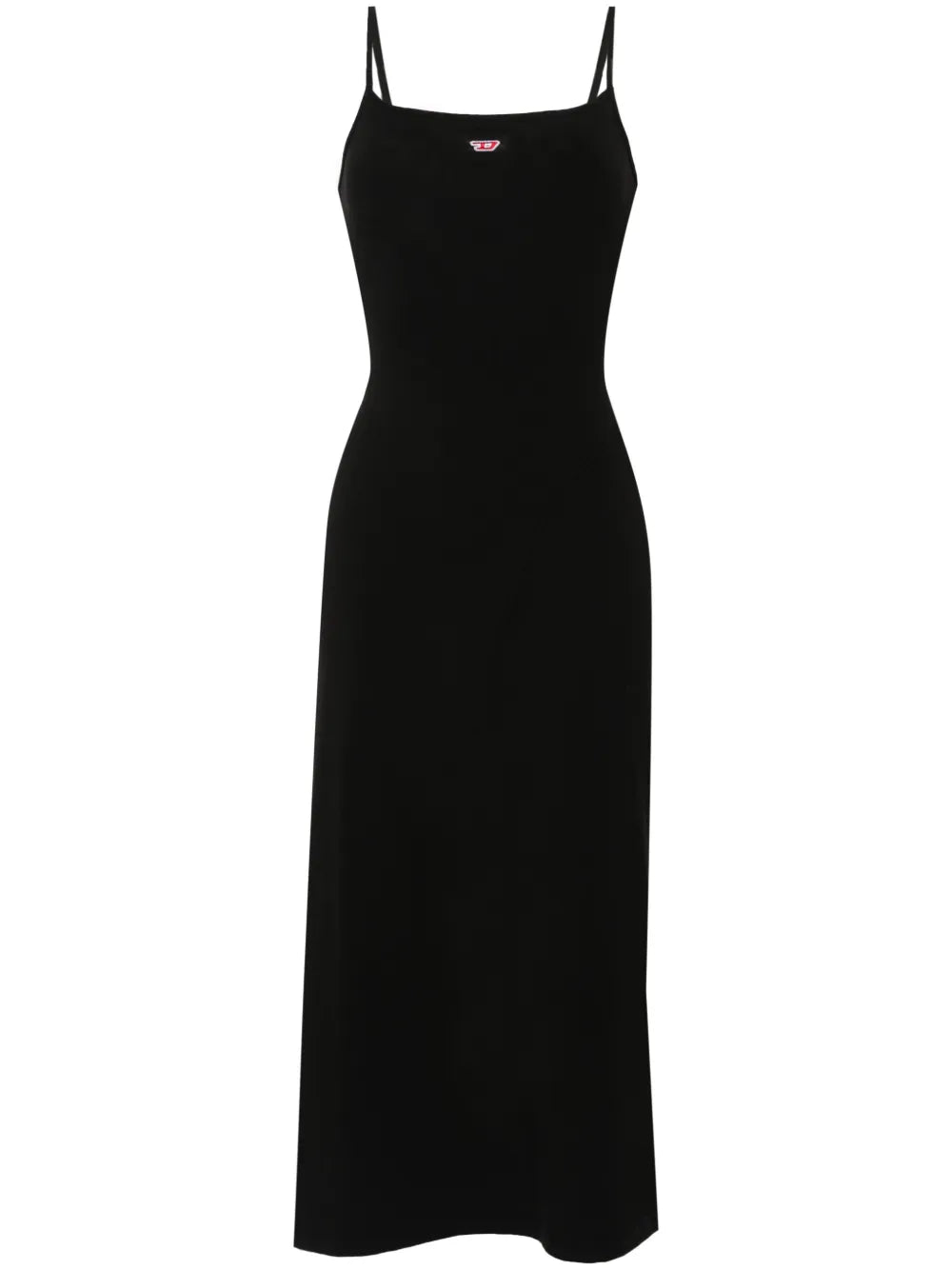 Logo-Patch Midi Dress