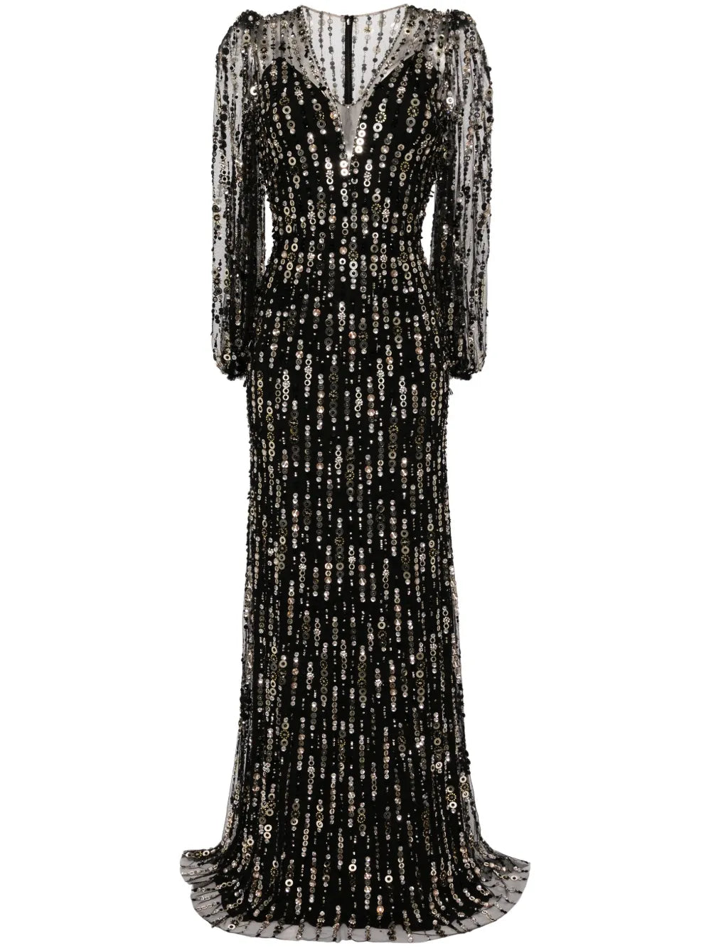 Moondance Sequin-Embellished Gown