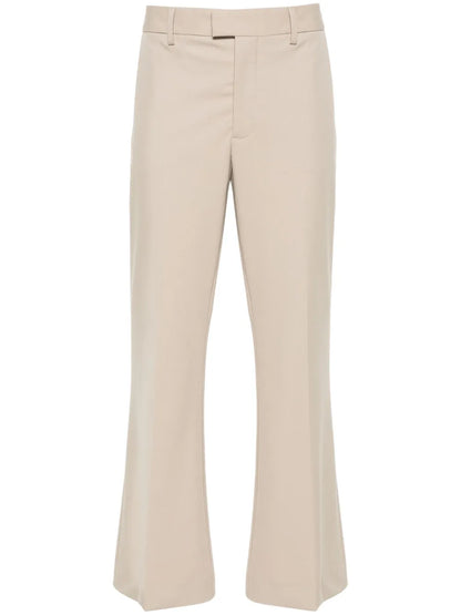 Wharton Cropped Flared Trousers