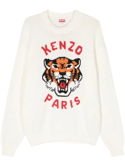 Lucky Tiger Cotton-Blend Sweatshirt
