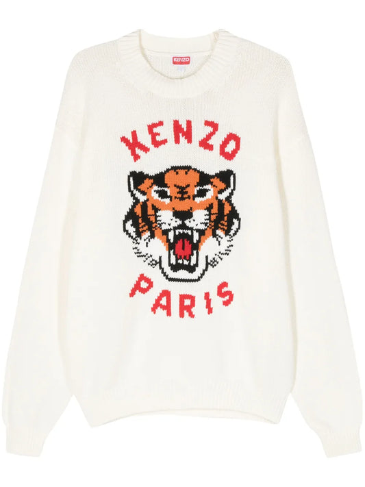 Lucky Tiger Cotton-Blend Sweatshirt