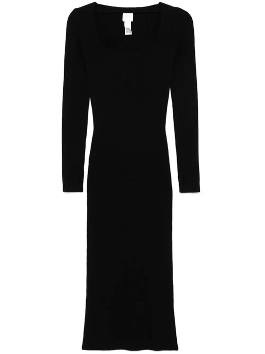 Corset Ribbed Maxi Dress