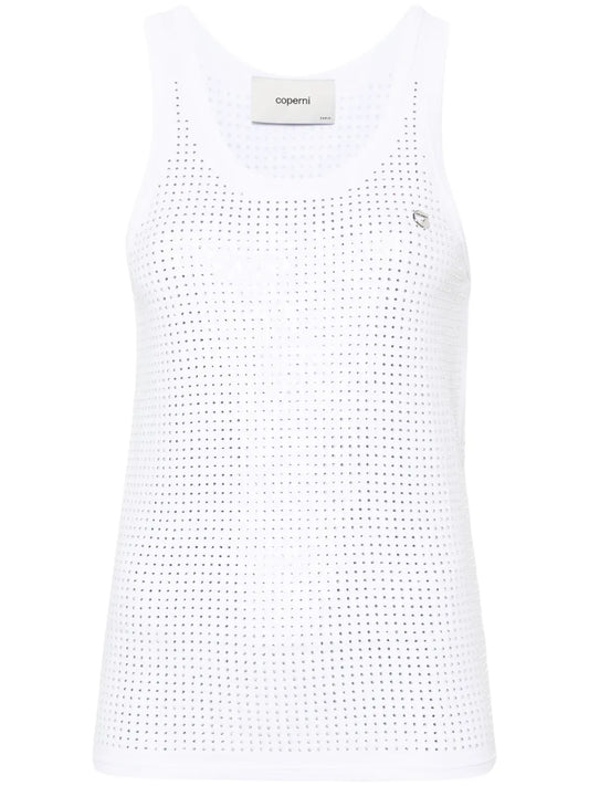 Rhinestone-Embellished Top