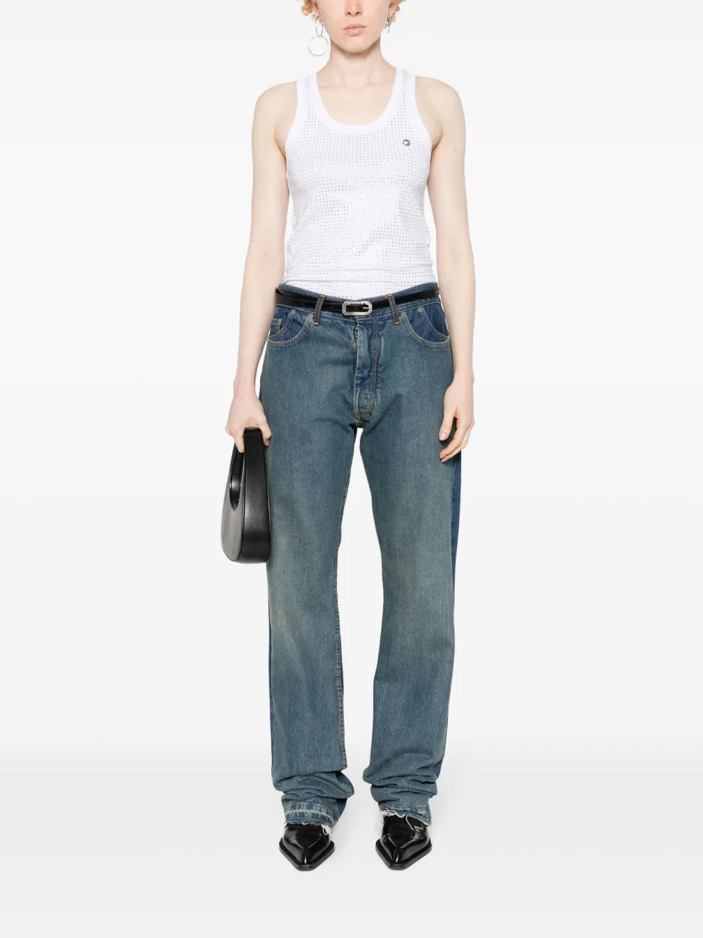 Rhinestone-Embellished Top