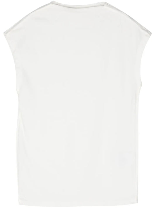 Straight-Neck Tank Top