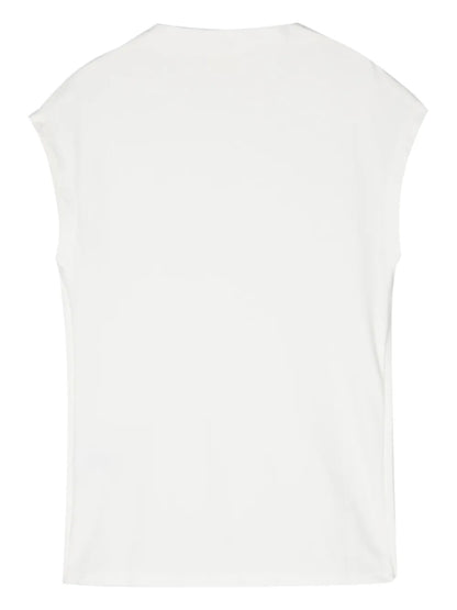 Straight-Neck Tank Top