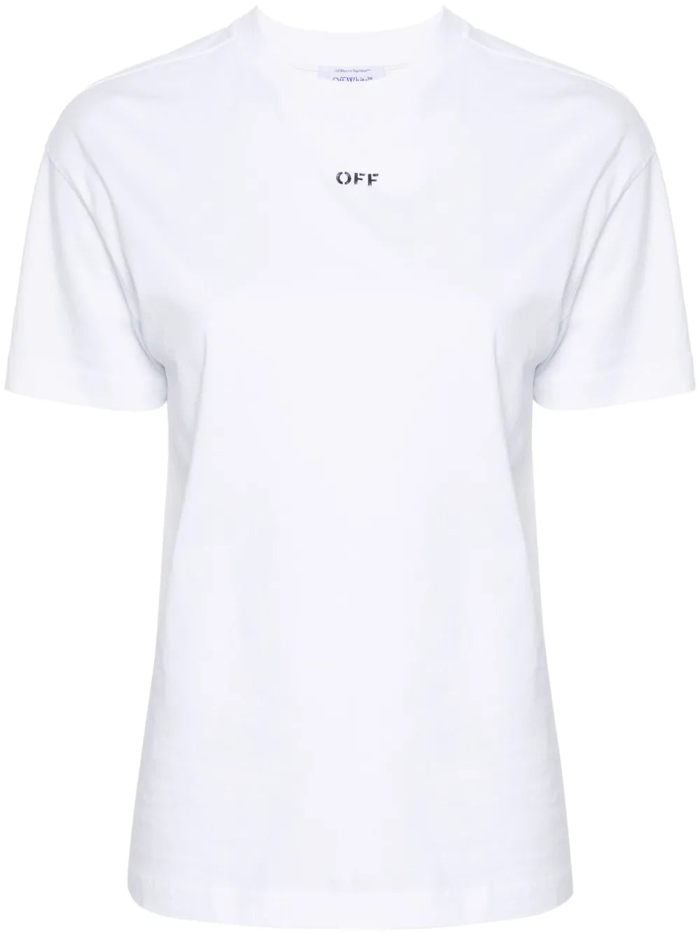 Diag-Stripe Cotton T-Shirt