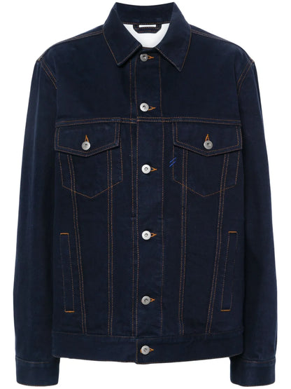 Logo-Patch Denim Jacket
