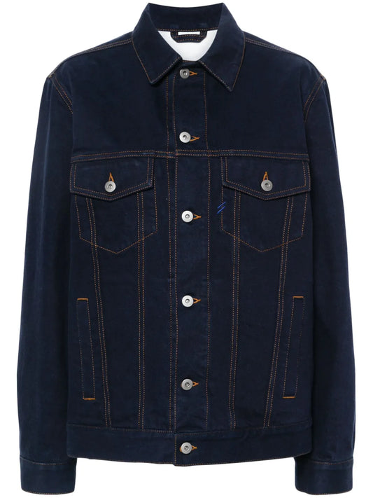 Logo-Patch Denim Jacket