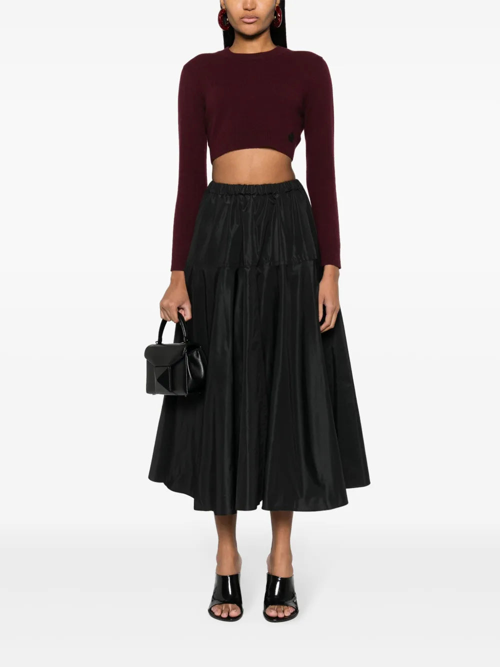 Faille Maxi Skirt