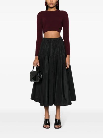 Faille Maxi Skirt