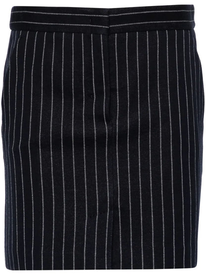 Kircsh Pinstriped Mini Skirt